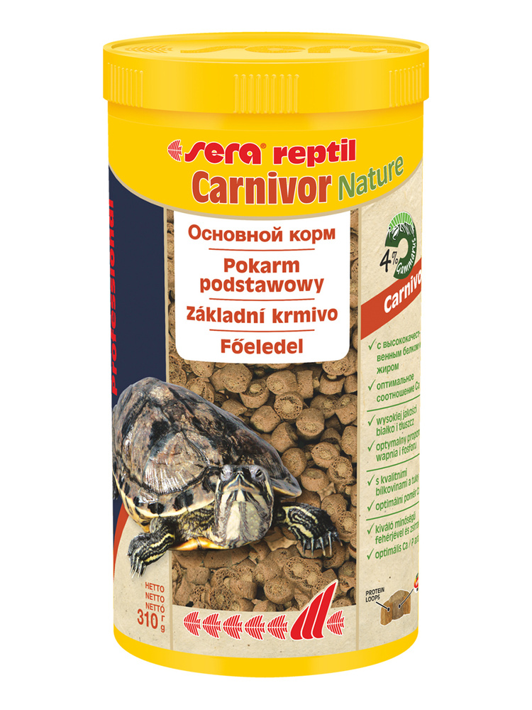 Корм для рептилий Sera Reptil Professional Carnivor Nature для водных ...