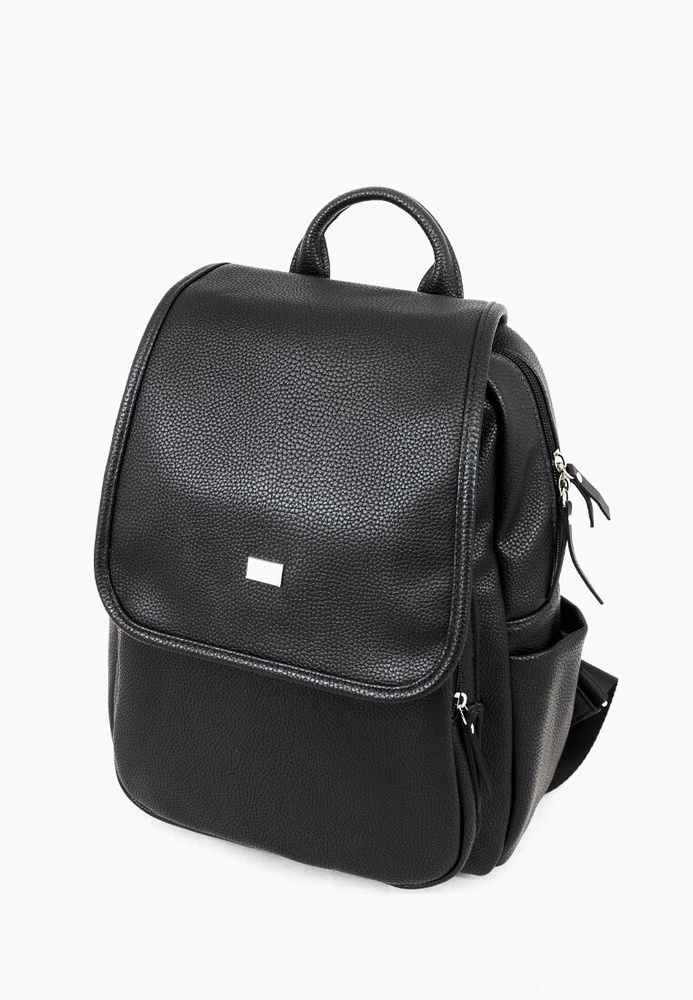 Рюкзак Stelz женский городской с карманом черный, ранец повседневный ...