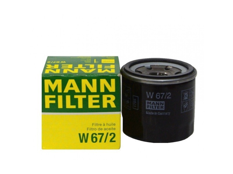 Фильтр масляный MANN FILTER w67/2 - купить по выгодным ценам в интернет ...