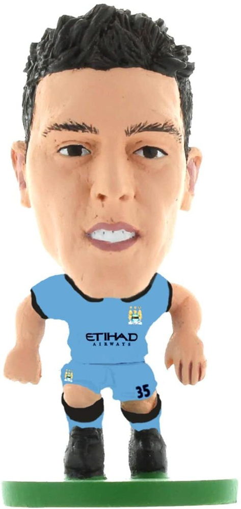 Фигурка футболиста Soccerstarz Стеван Йоветич Манчестер Сити Stevan Jovetic Man City Home Kit 2015 version #1