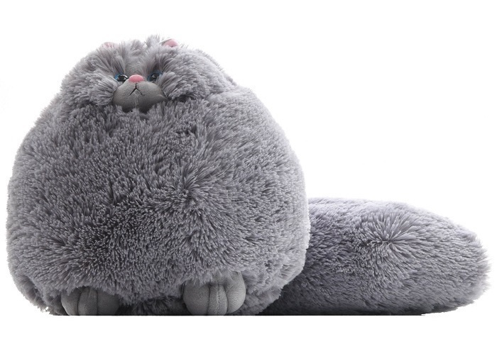Мягкая игрушка Персидский Кот Беляш пушистый плюшевый зверушка серый, 80  см - купить с доставкой по выгодным ценам в интернет-магазине OZON  (831525883)