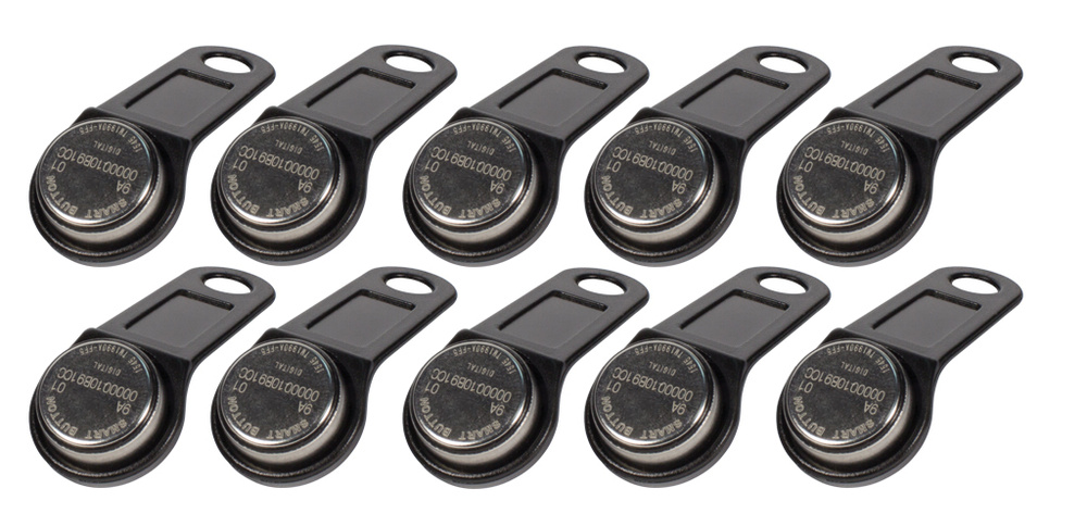 Ключи Touch Memory TM1990A iButton (чёрный) 10шт - купить по выгодным ...