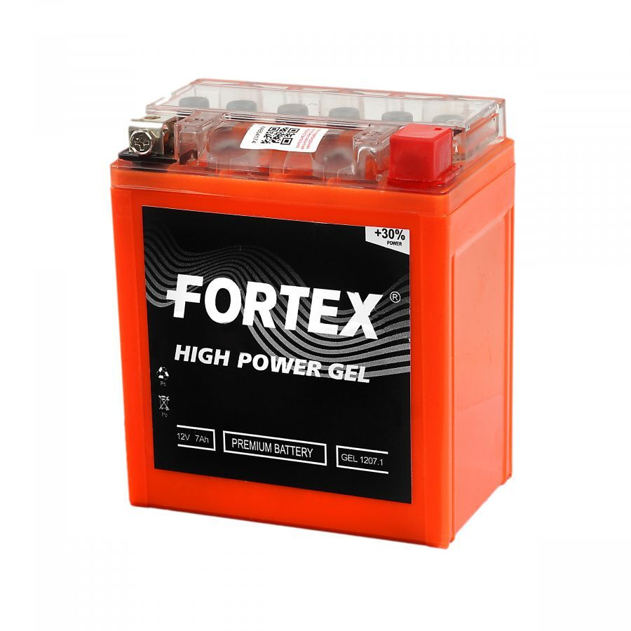 Аккумулятор для мототехники FORTEX Аккумулятор GEL 1207.1 12V7AH о.п.  (YTX7L-BS) купить по выгодной цене в интернет-магазине OZON (556916106)