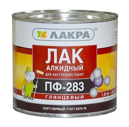 Лак алкидный Лакра ПФ-283 1,8кг #1