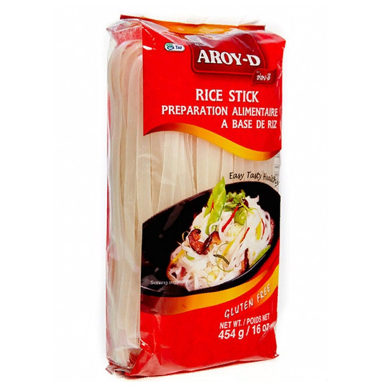 Рисовая лапша 10 мм Aroy-D, (454 г), Таиланд - купить с доставкой по ...