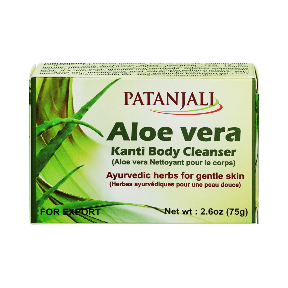 Patanjali Мыло для тела АЛОЭ ВЕРА КАНТИ ALOEVERA 75 г #1