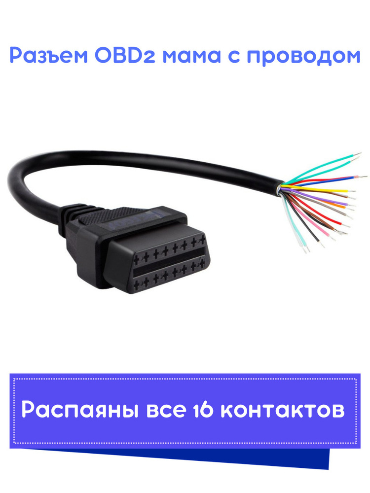 Расположение разъема OBD