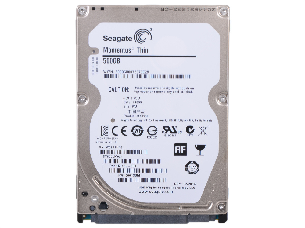 Внутренний жесткий диск Seagate Жесткий диск 2.5" HDD 500GB ST500LM021 ...