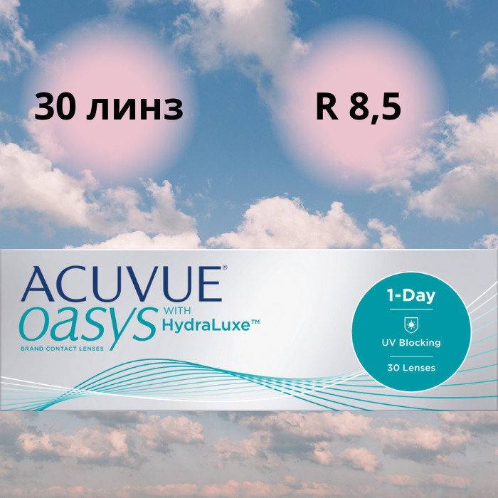 Контактные линзы Johnson&Johnson ACUVUE OASYS 1-Day 30pk с технологией HydraLuxe  #1