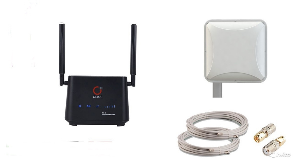 Готовый комплект с роутером Olax ax9pro для усиления мобильного 3G 4G ...