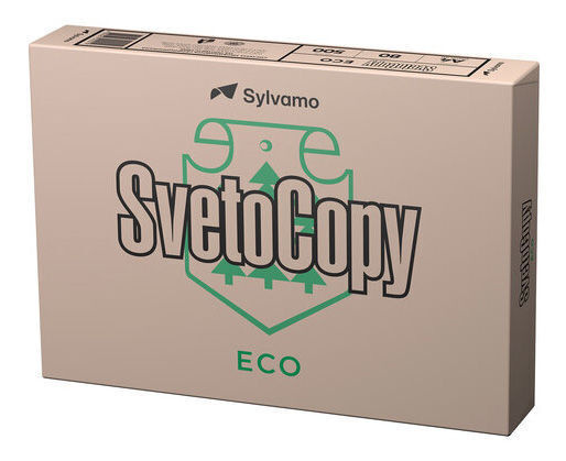 Бумага офисная SvetoCopy ECO А4, 80г/м2, 500л, белизна 60%/ #1