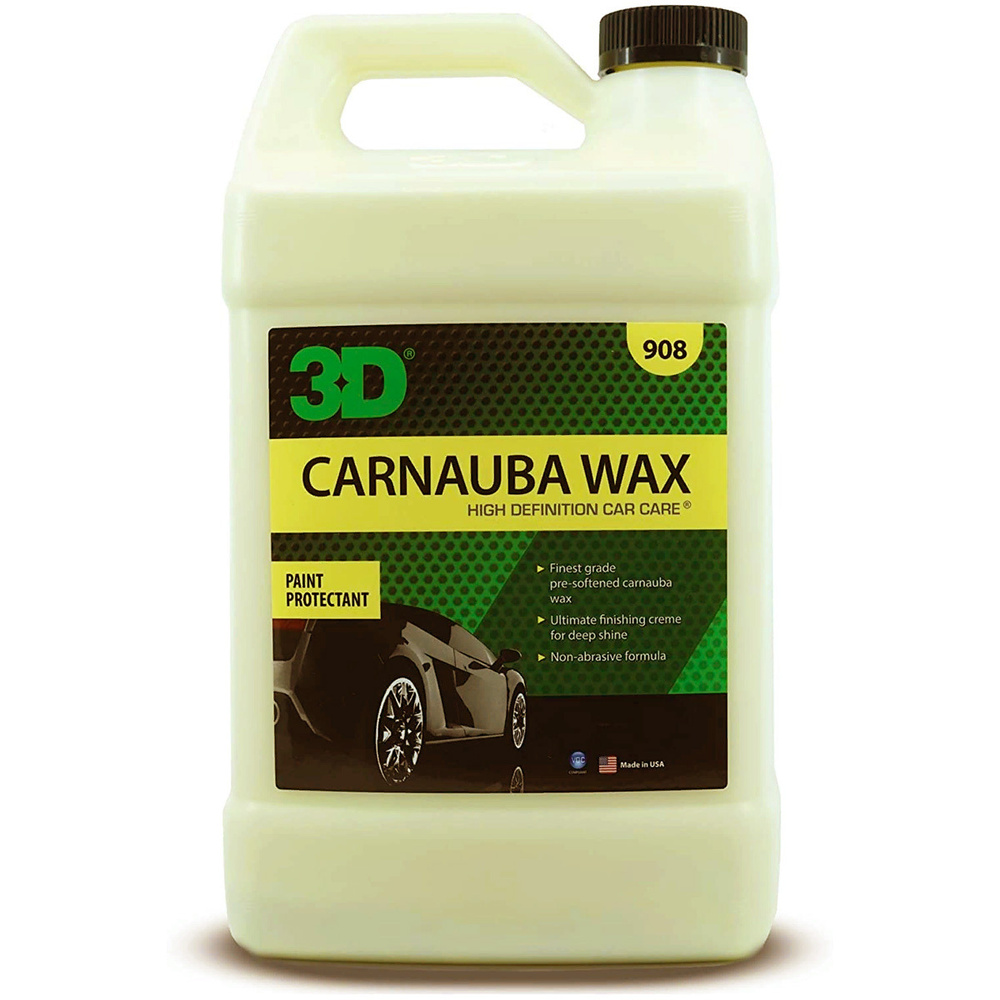 воск с карнаубой 908 CARNAUBA WAX 3D (3,78л)