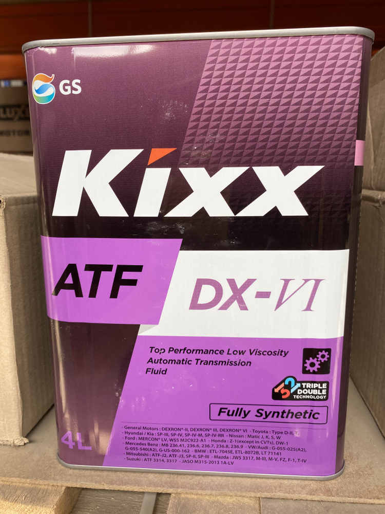 Трансмиссионное масло Kixx ATF DX-VI 4л. #1