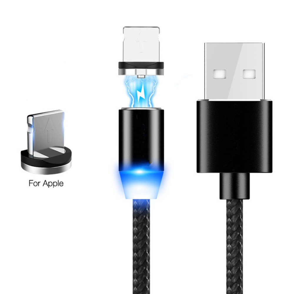 Кабель Apple Lightning ZBS Magnit cable micro usb white_Type C_USB 2.0 -  купить по низкой цене в интернет-магазине OZON (174464932)