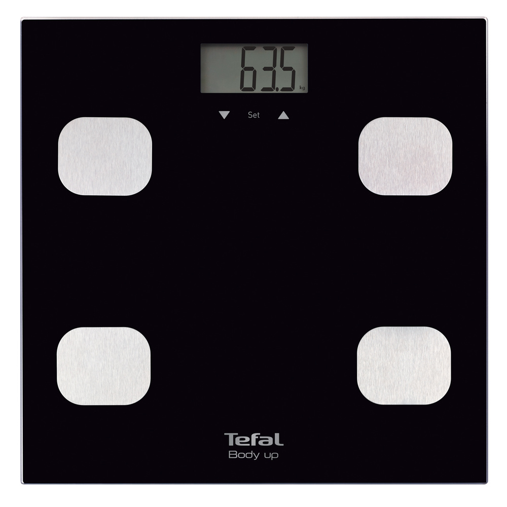 Напольные весы Tefal Body Up BM2521V0, черный купить по низкой цене с ...