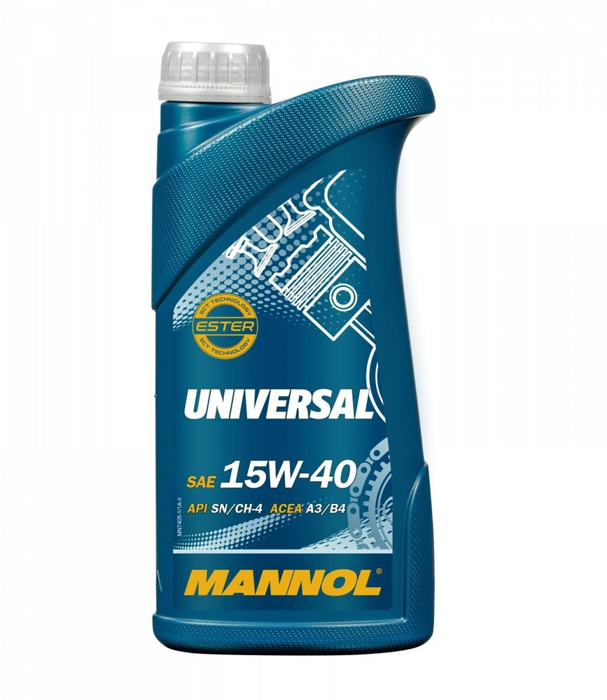 MANNOL 7405 UNIVERSAL 15W-40 Масло моторное, Минеральное, 1 л #1