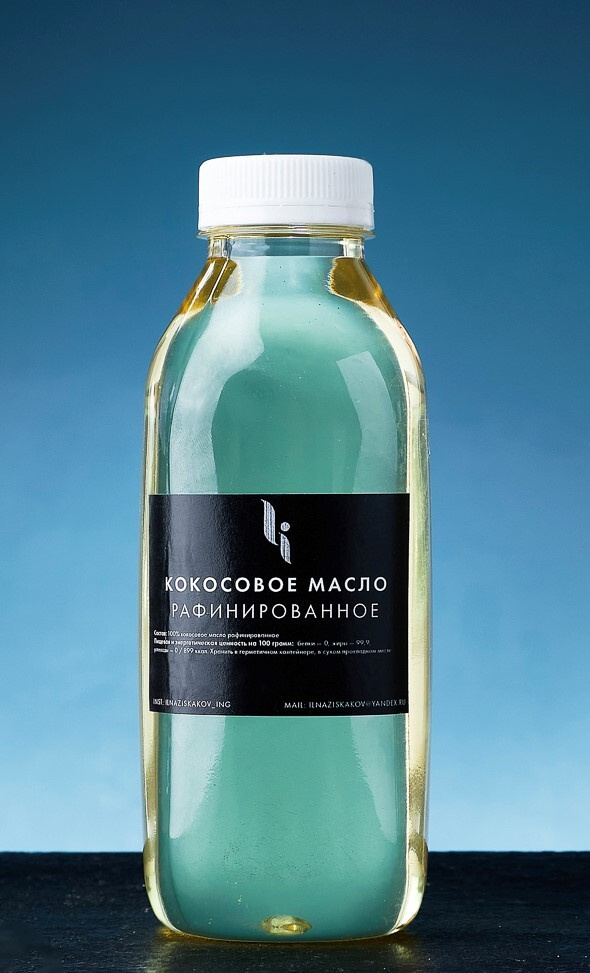 Ilnaz Iskakov Масло кокосовое Рафинированное 470мл. 1шт. - купить с ...