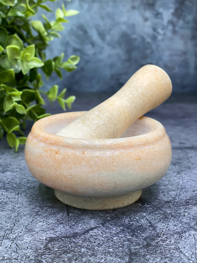 Bjorn Ступка с пестиком, Мрамор, 9 см - купить с доставкой по выгодным ...