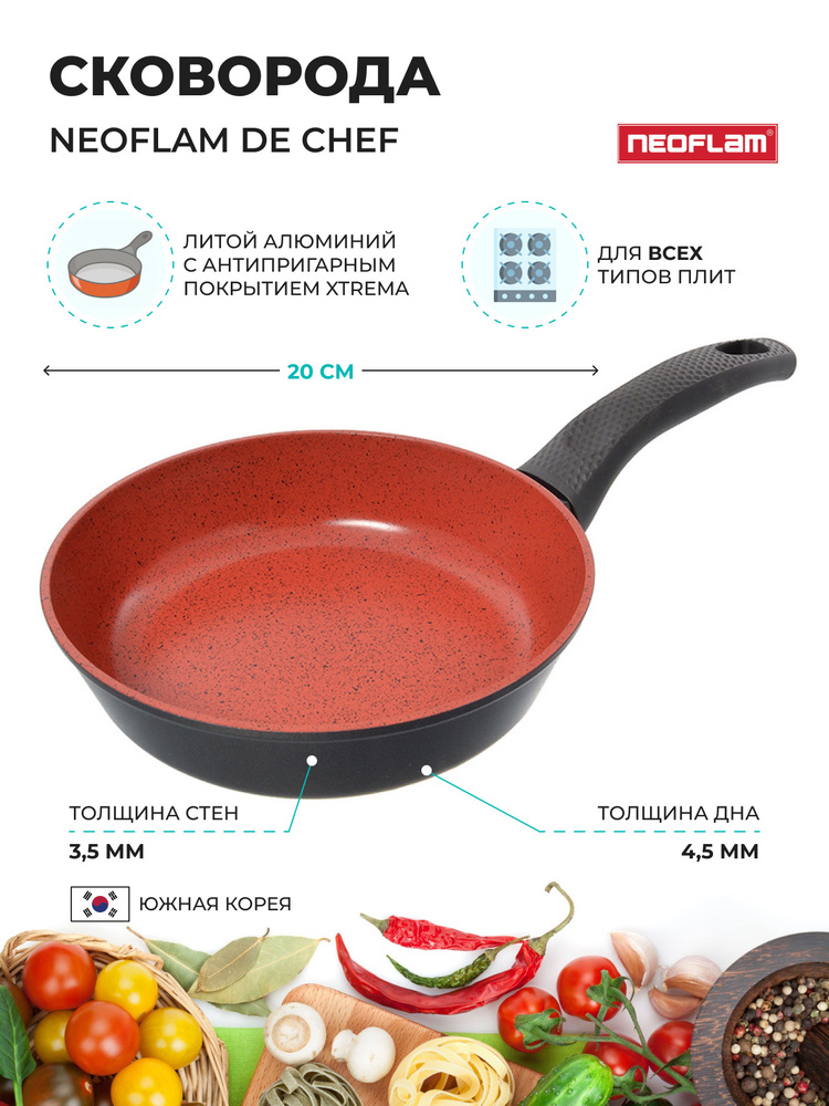 Сковорода Neoflam De Chef 20 см #1