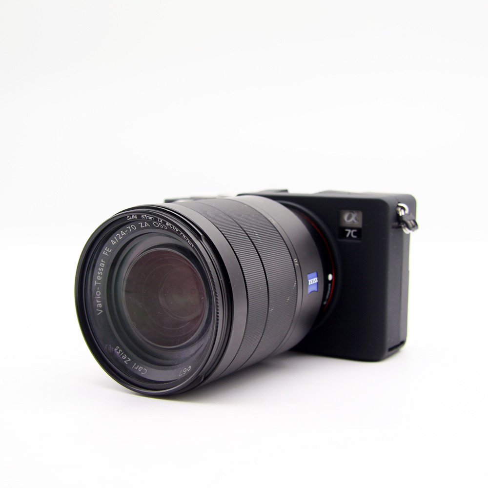 Силиконовый противоударный чехол для фотоаппарата Sony A7C полимерная ...