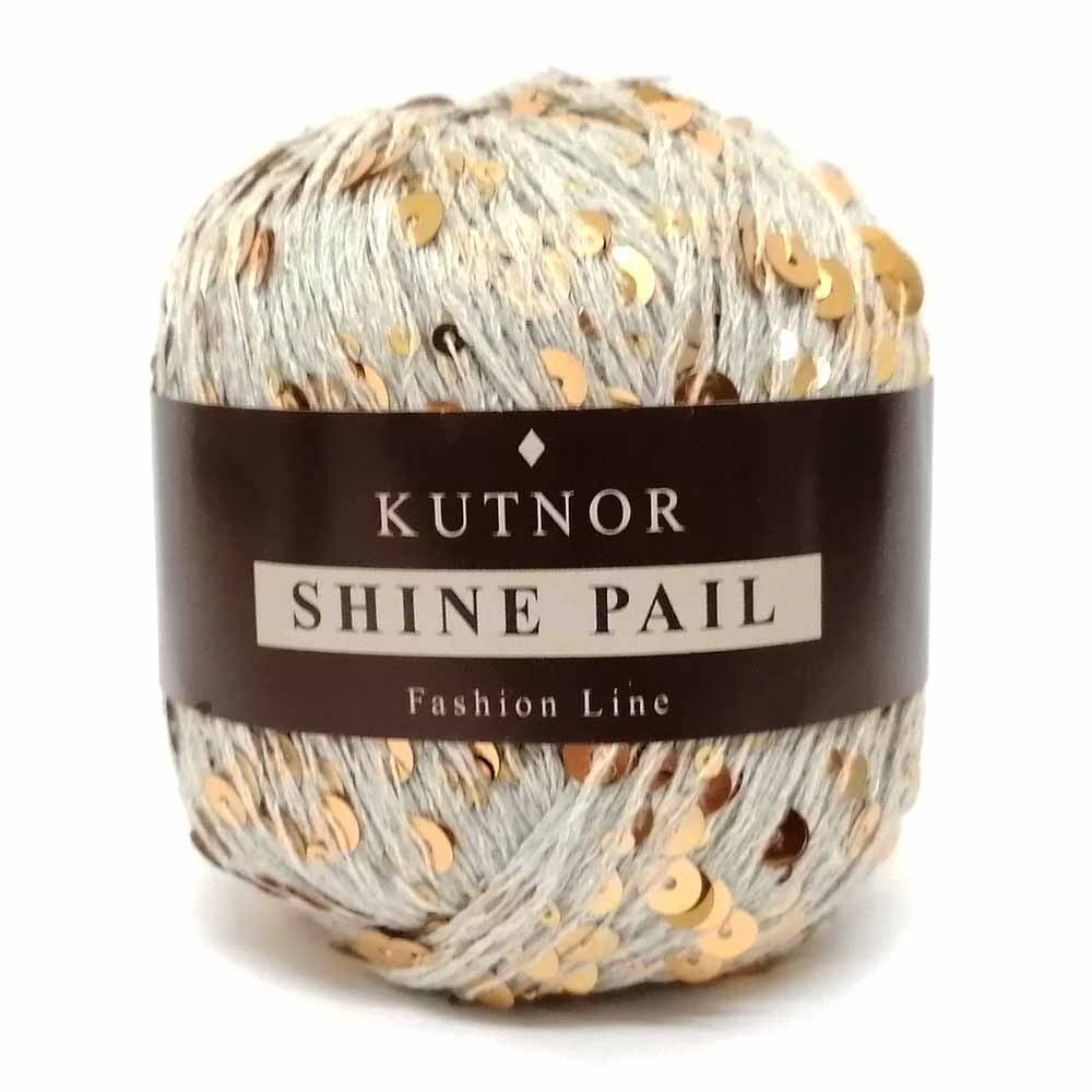 Пряжа Kutnor Shine Pail (98% хлопок, 2% пайетки) цв. 157, 2 мотка #1