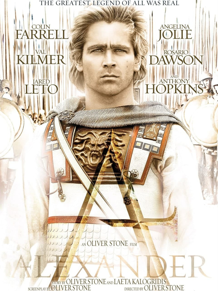 плакат, постер Александр (Alexander, 2004г) на холсте, размер 21х30см  #1