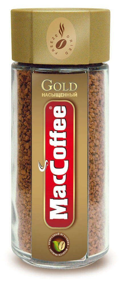 Кофе растворимый MacCoffee Gold сублимированный, 100 г #1