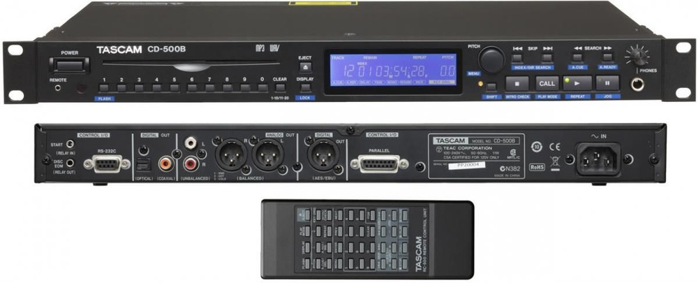 Tascam CD-500B CD плеер WAV/MP3 купить на OZON по низкой цене