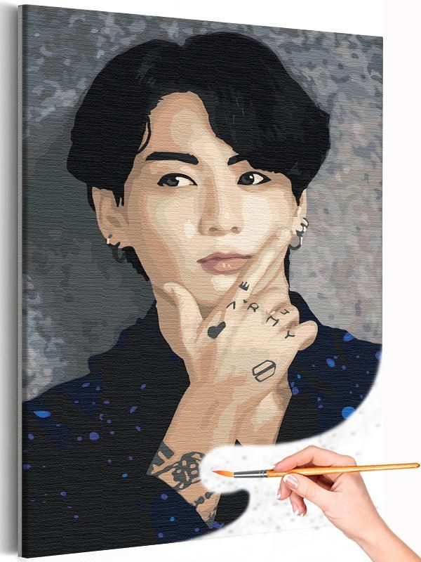 JK JUNGKOOK BTS | Рисовать, Рисунки, Рисунок