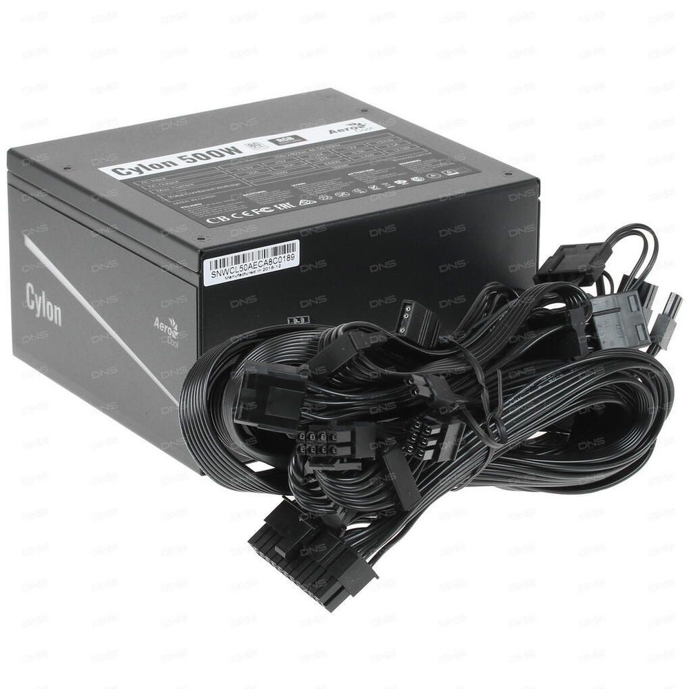 Блок питания компьютера Aerocool Cylon 500W, 500 Вт (4718009153349 ...