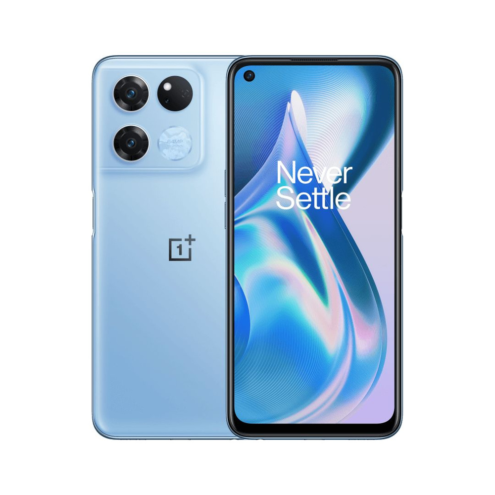 OnePlus Смартфон ACE Racing Edition 5G NFC MediaTek Dimensity 8100-Max 5000  мАч Аккумулятор 67 Вт Быстрое зарядное устройство 8/256 ГБ, синий