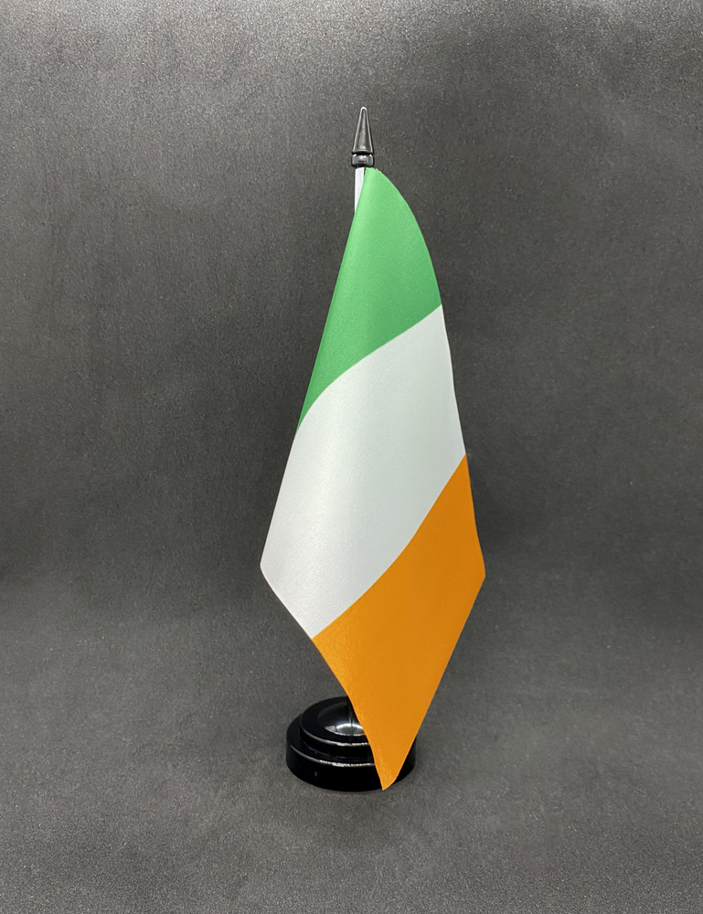 Ирландия. Настольный флаг на подставке, 30 см #1
