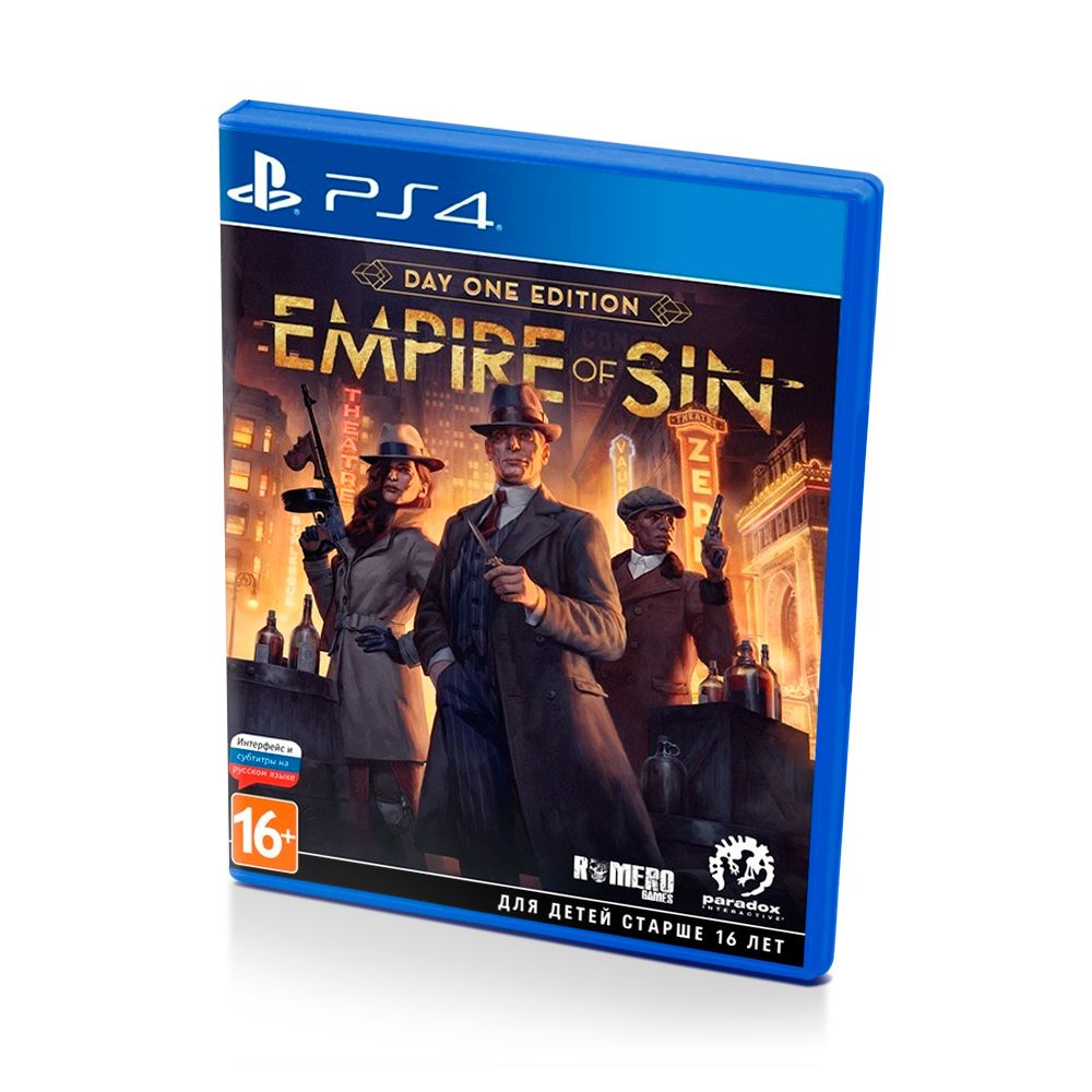 Игра Empire of Sin. Day One Edition (PlayStation 4, PlayStation 5, Русские  субтитры)