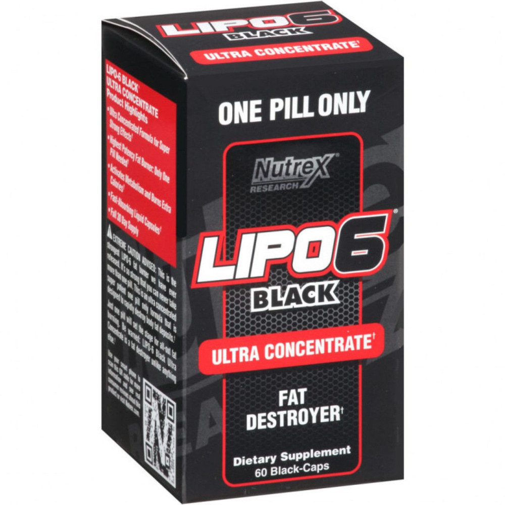 Nutrex Lipo-6 Black Ultra Concentrate 60 капс - купить с доставкой по ...