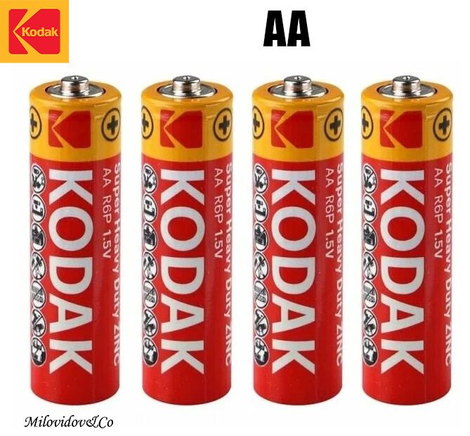 Kodak Батарейка AA, Солевой тип, 1,5 В, 4 шт #1