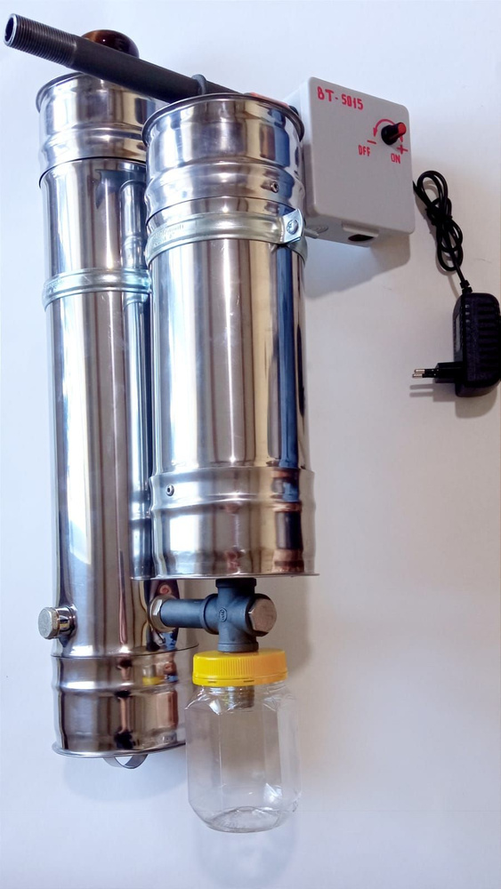 Дымогенератор Меркель Премиум для холодного копчения 5 литров, 2 компрессора, Геликон