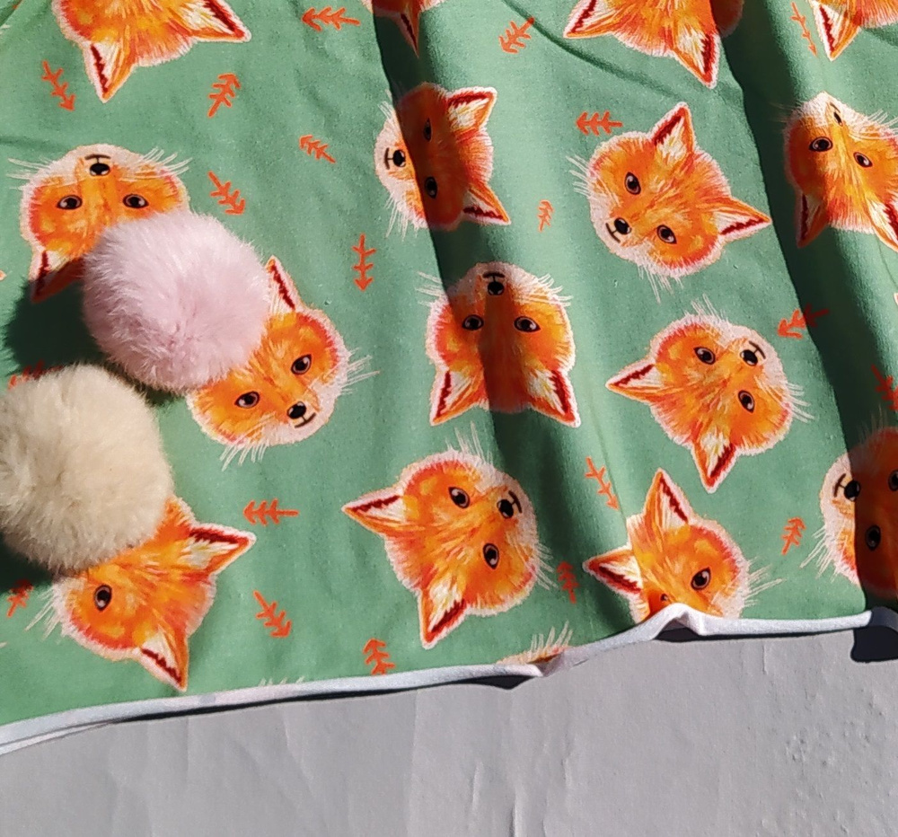 Футер двунитка петля, принт (ткань) - купить с доставкой по выгодным ...