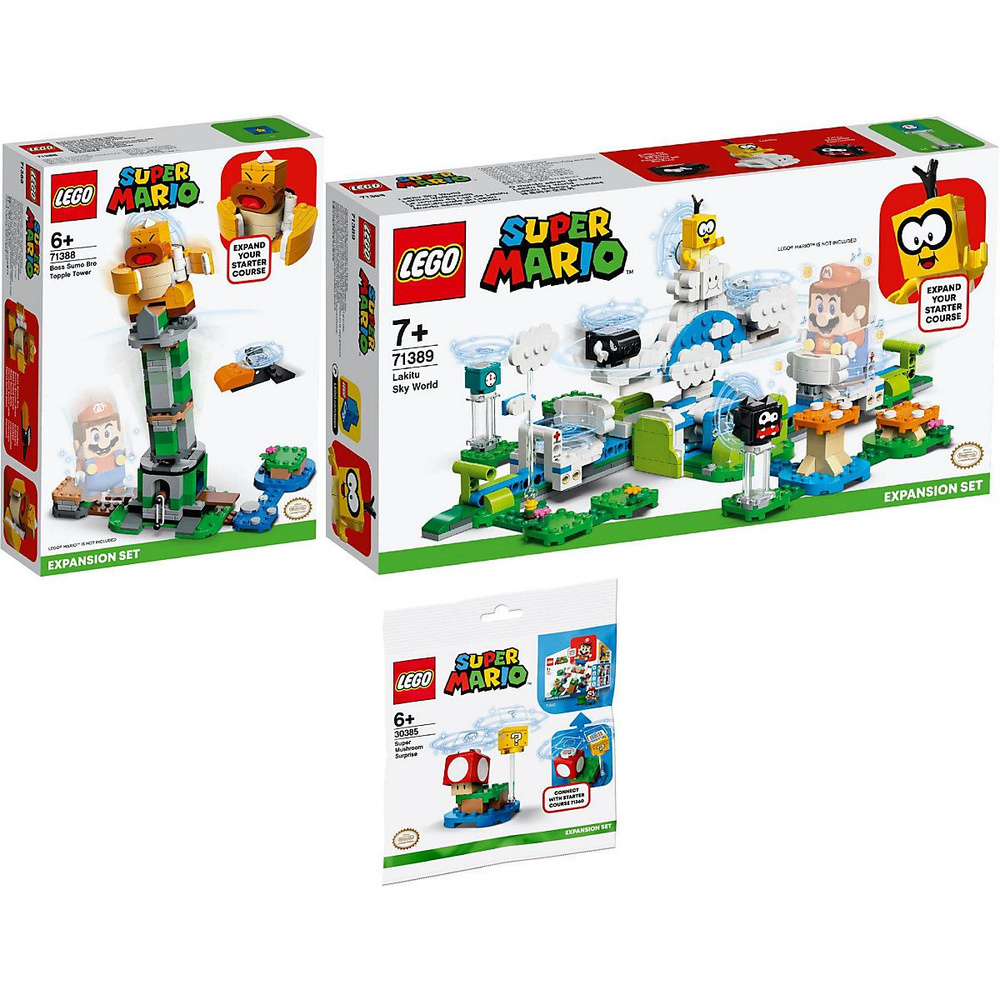 LEGO Super Mario 3er Set 713 88 89 85. Super Mario 3