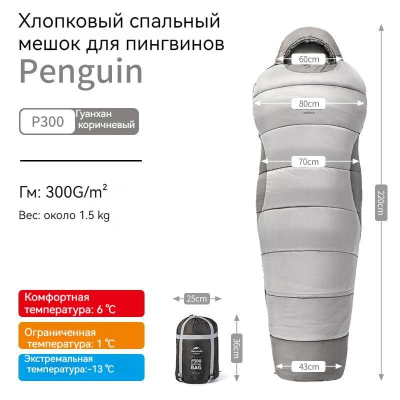 Naturehike Спальный мешок, 220 см - купить с доставкой по выгодным ...