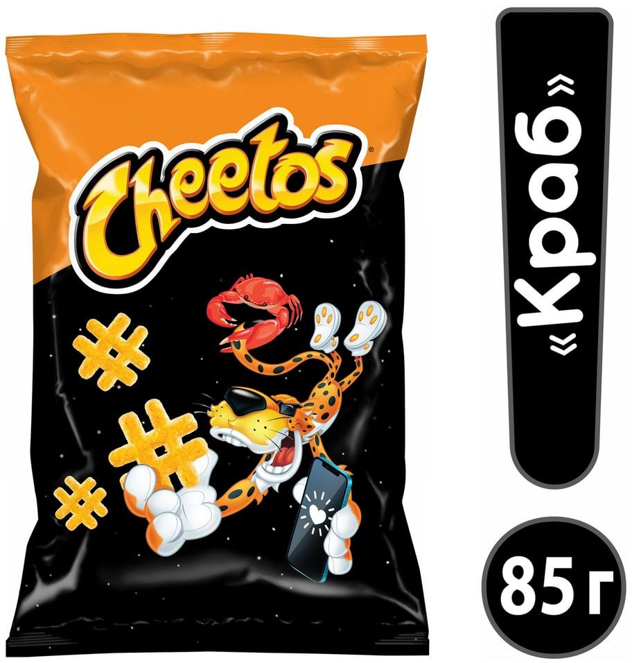 Снеки кукурузные Cheetos Краб 85г - купить с доставкой по выгодным ...