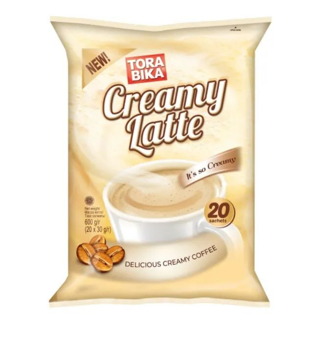 Растворимый кофе Torabika Creamy Latte, 20 пакетиков по 30г пакет (Индонезия), 600 гр  #1