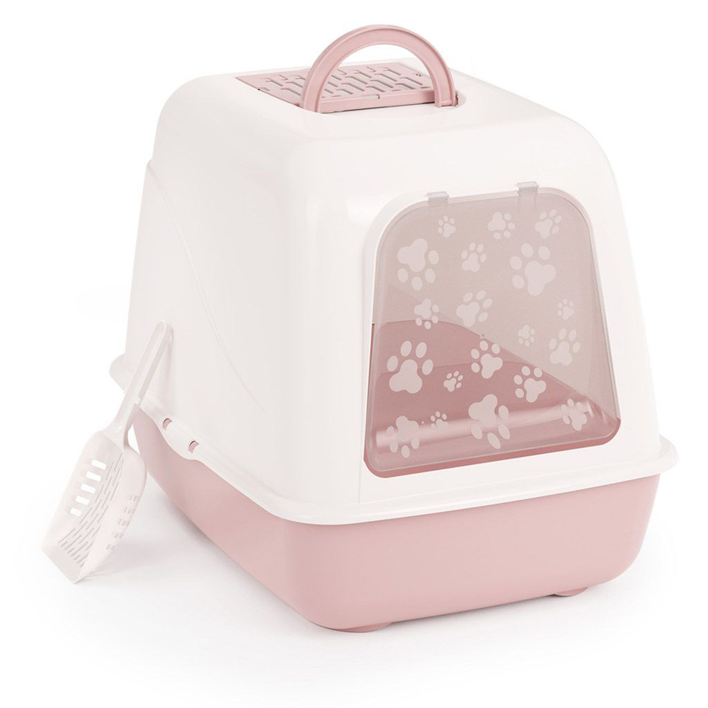 Туалет для кошек закрытый Лекси 50,5х39х41см пластик - купить с ...