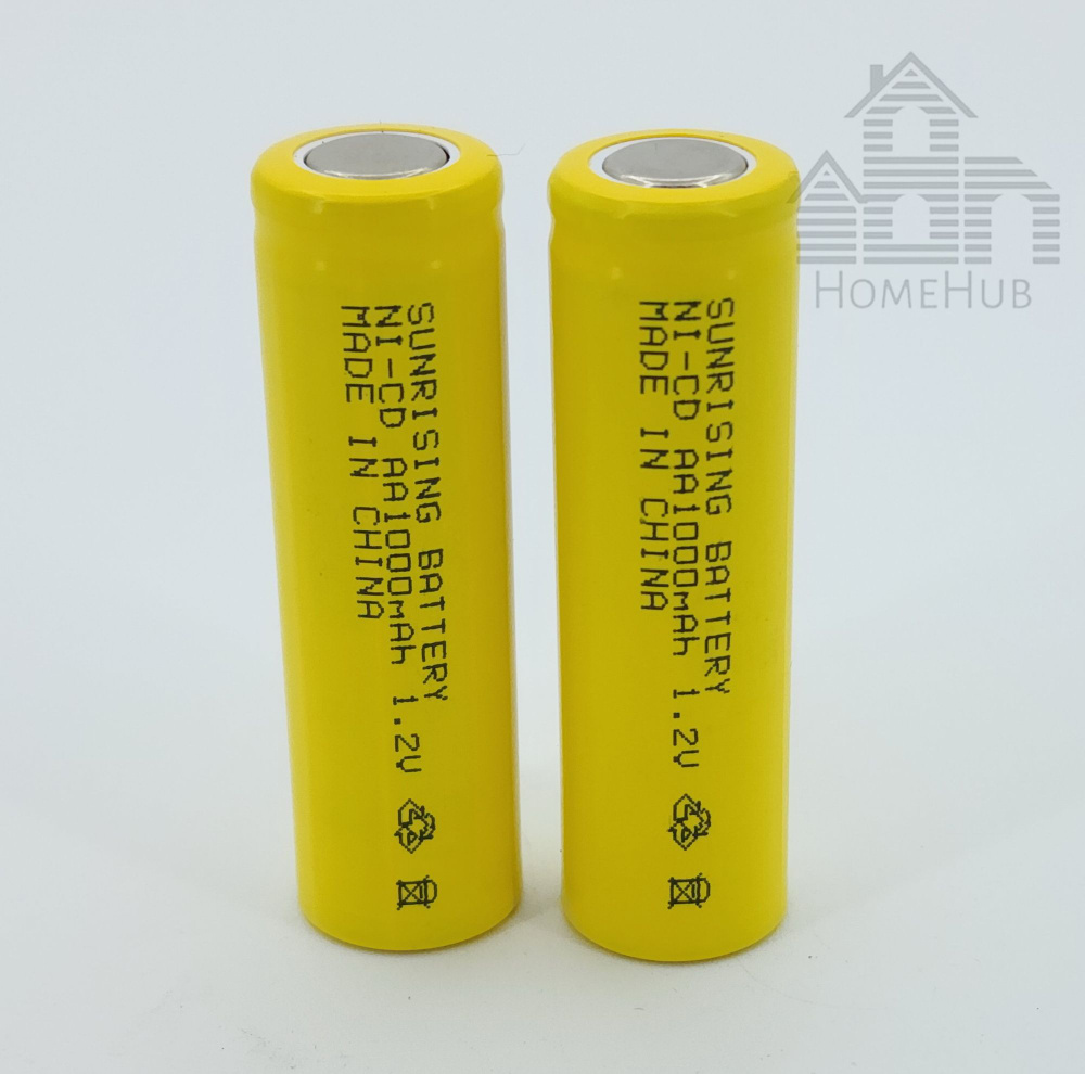 Аккумулятор Sunrising Ni-Cd, АА, 1.2V, 1000mAh, 2шт #1