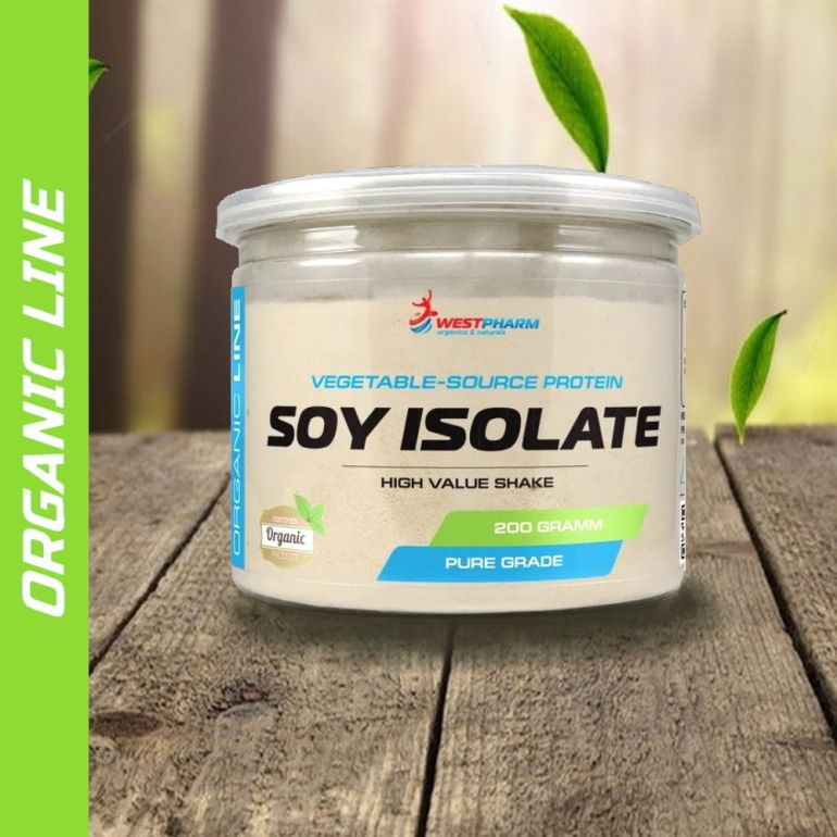 Westpharm / Organic Line / Soy Isolate / Изолят соевого белка / 200 гр ...