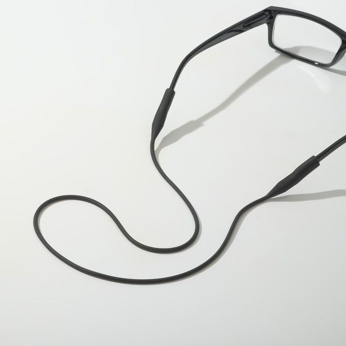 Шнурок силиконовый для очков №1 Чёрный - купить с доставкой по выгодным ...
