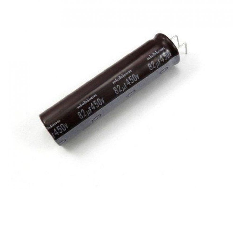 Электролитический конденсатор, миниатюрный, 82 мкФ, 450 В, 50х12мм, 20% ...