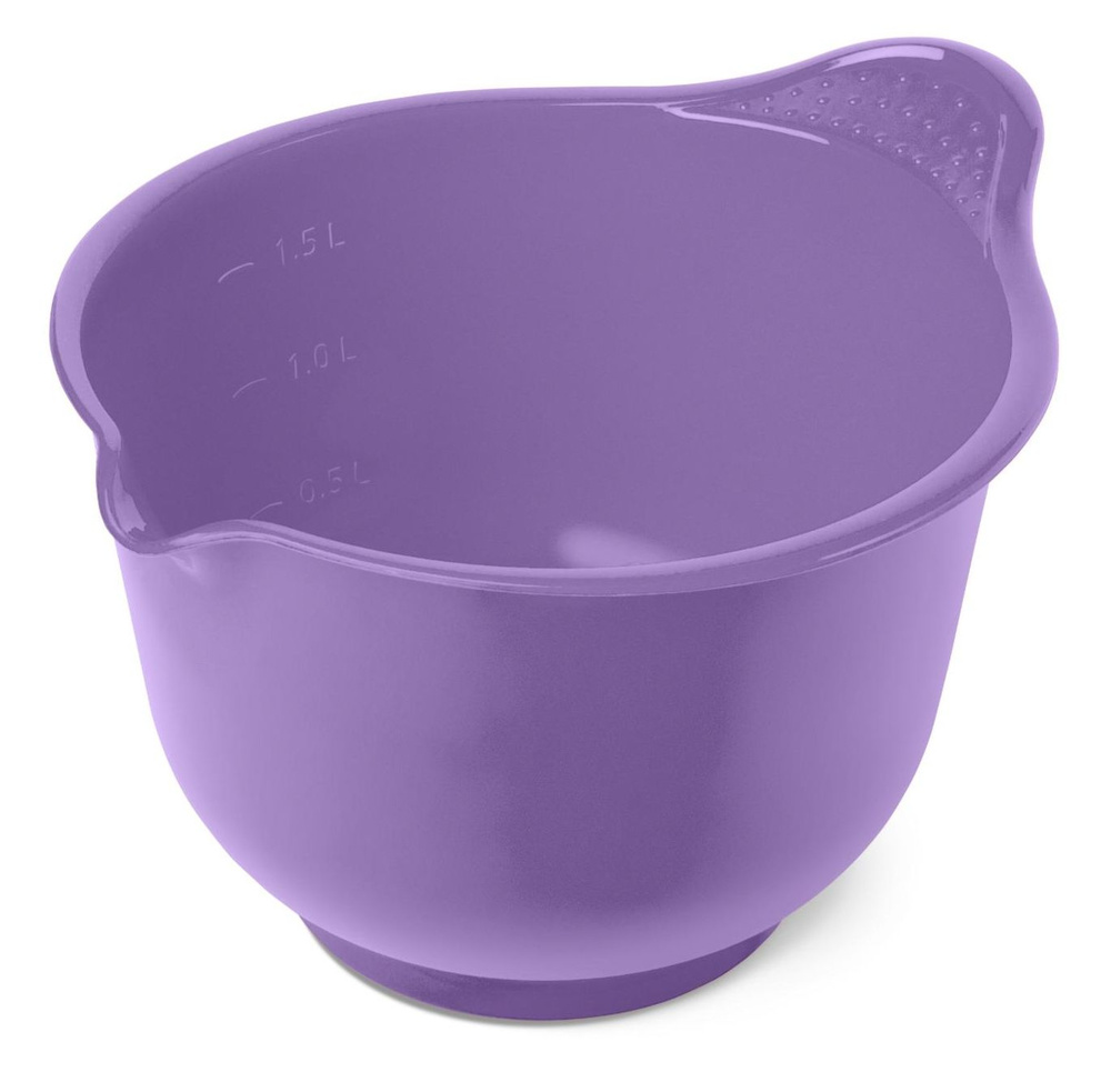 Емкость для миксера Martika / Мартика Мадена круглая, пластик фиолетовый 1.9л / посуда для смешивания #1