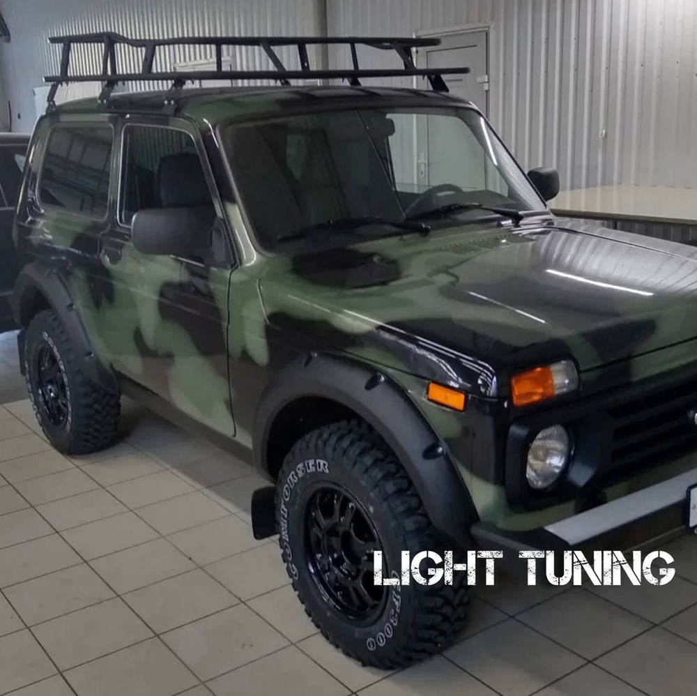 РАСШИРИТЕЛИ АРОК LADA NIVA 4×4 3D (Резаные) 40мм