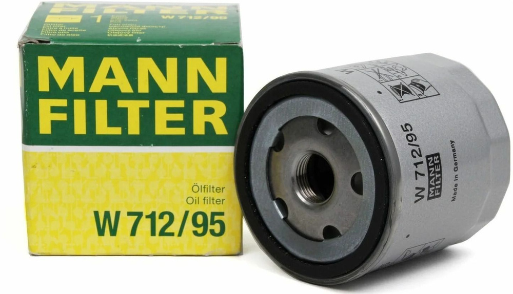 Фильтр масляный MANN FILTER Фильтр масляный W712/95 (MANN-FILTER ...