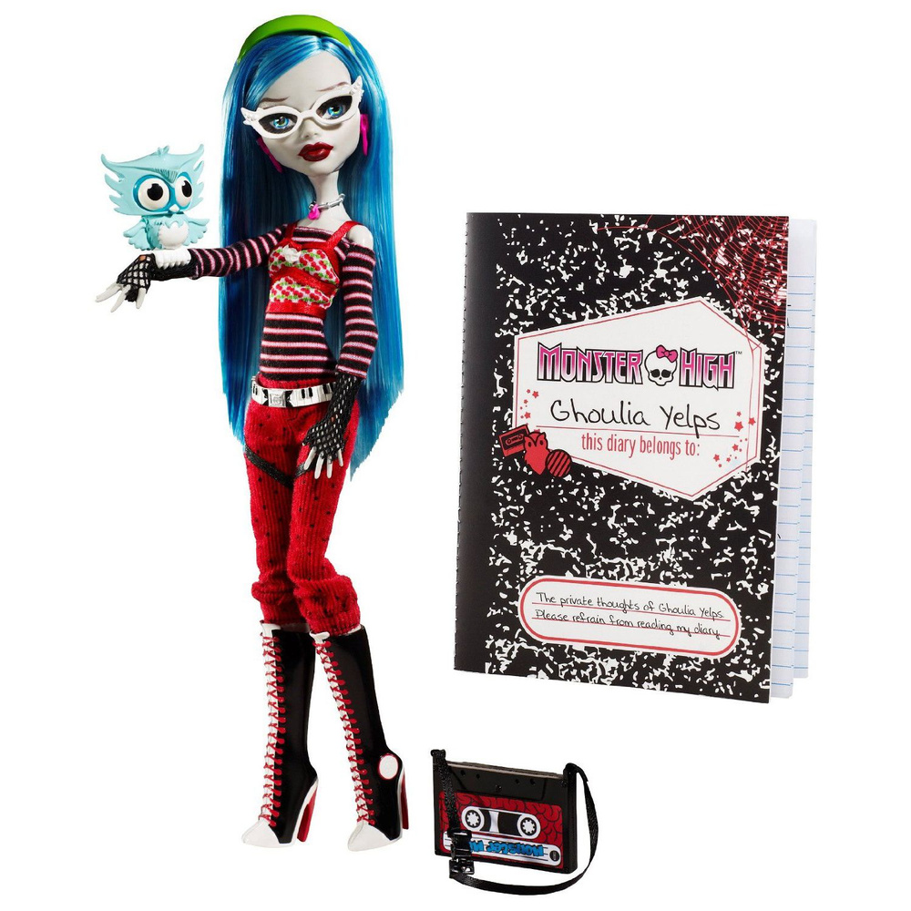 Кукла Гулия Йелпс из школы Монстер Хай базовой серии Ghoulia Yelps Basic.